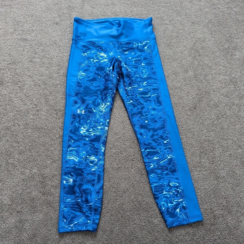 Under Armour Compression High Rise Leggings 1367028 406 Size Medium